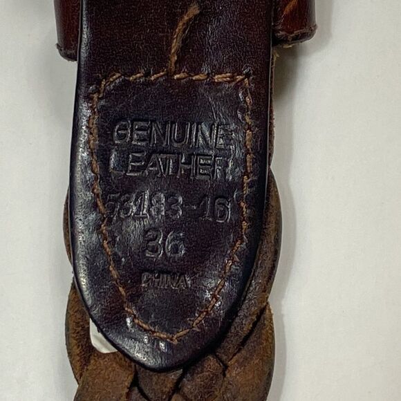 Vintage Genuine Leather 53183-16 Size 36 China Men Belt - Picture 6 of 6